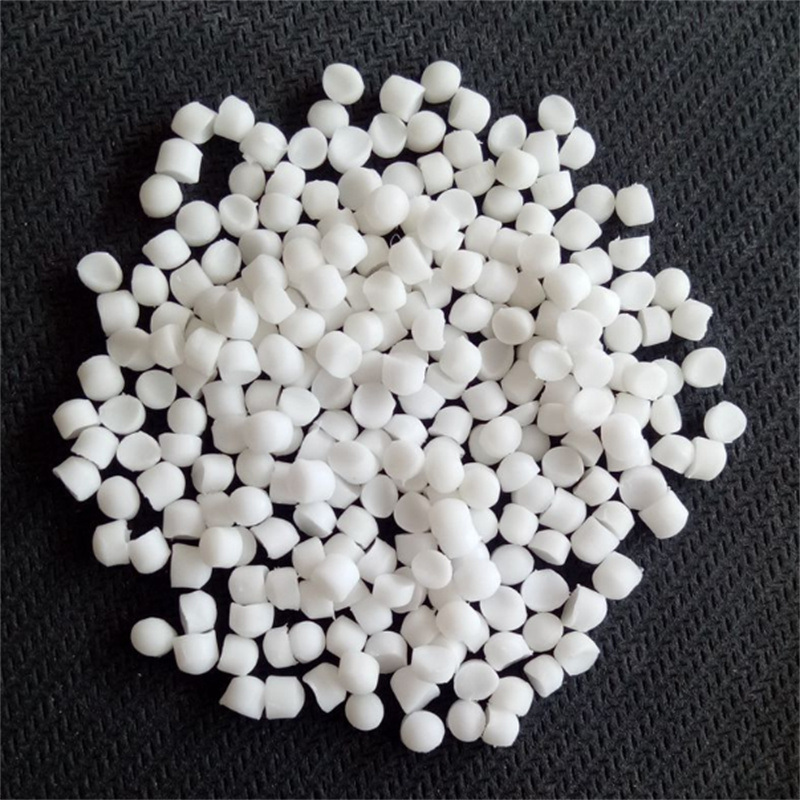 Fireproof PA6 Material in White Color Nylon 6 Pellet PVC