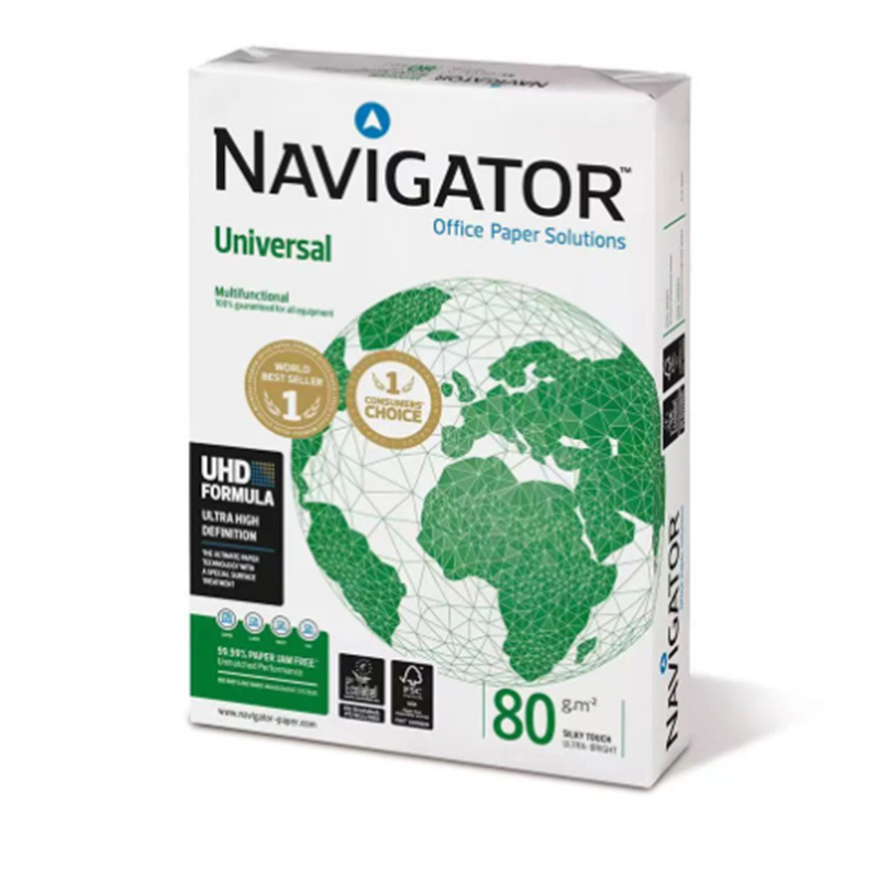 China 
Hot Selling A4 A3 Copy Paper 80GSM 75GSM Original Navigator Universal Paper
manufacture and supplier