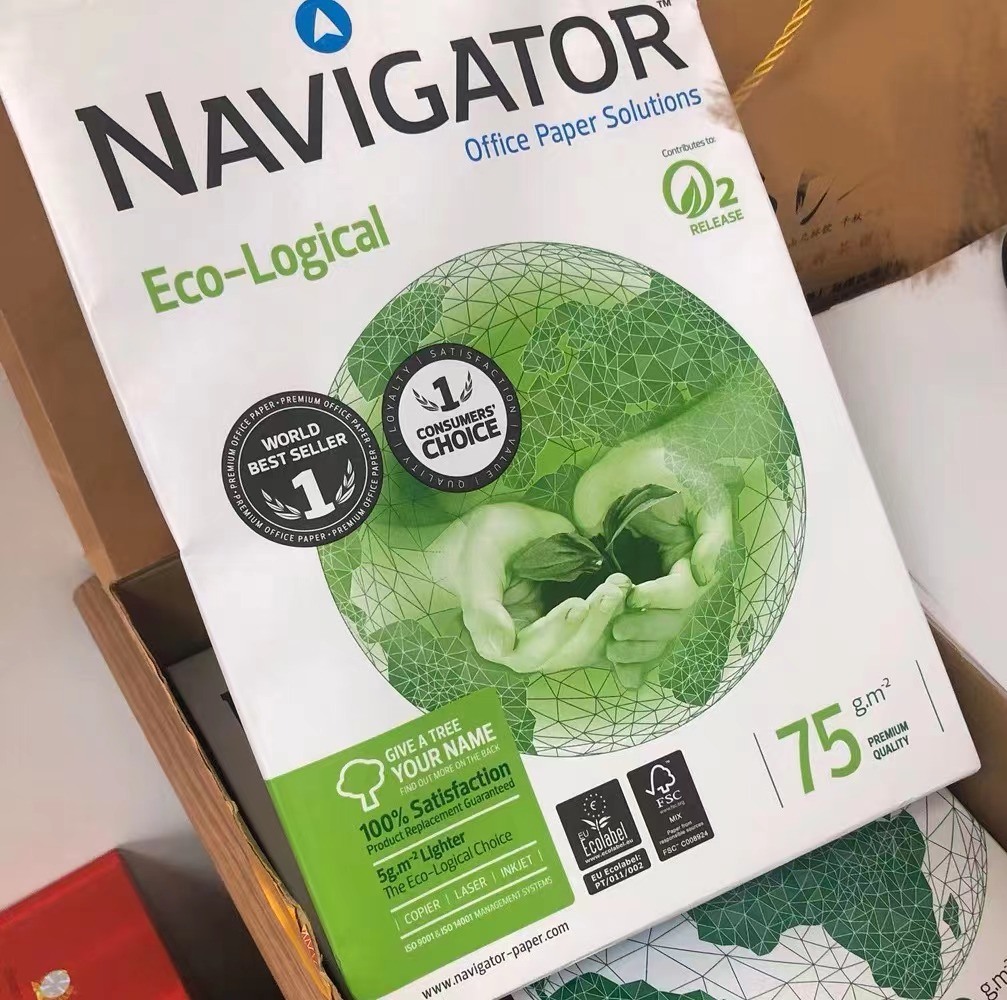 Super White Navigator A4 Paper Universal A4 White Paper 80GSM 75GSM Printer Copier