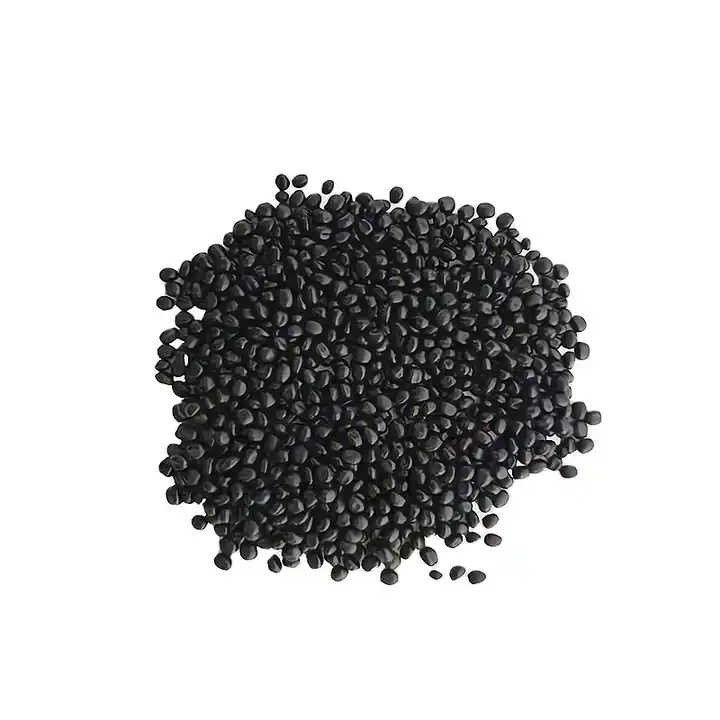 Black Color PVC Plastic Raw Material PVC Compound Granules with Hardness 60