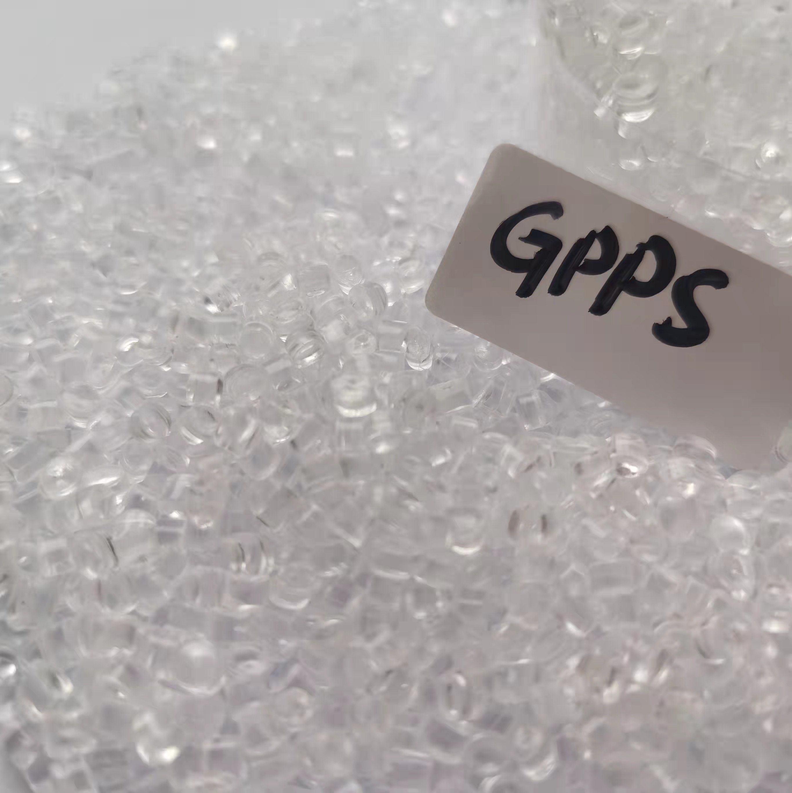 Clear PS Transparent GPPS Polystyrene Pellets Plastic Raw Materials GPPS Granules for Spoons Forks