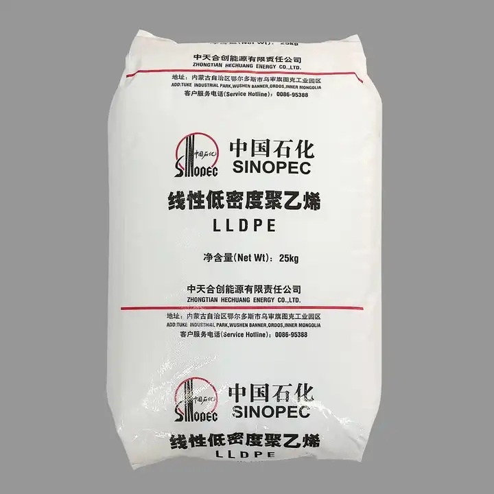 
Preço Atacado fábrica Sinopec LLDPE Linear de baixa densidade polietileno Plestic Resina matérias-primas grânulos de LLDPE para película elástica Pacote flexível Sacos de plástico
