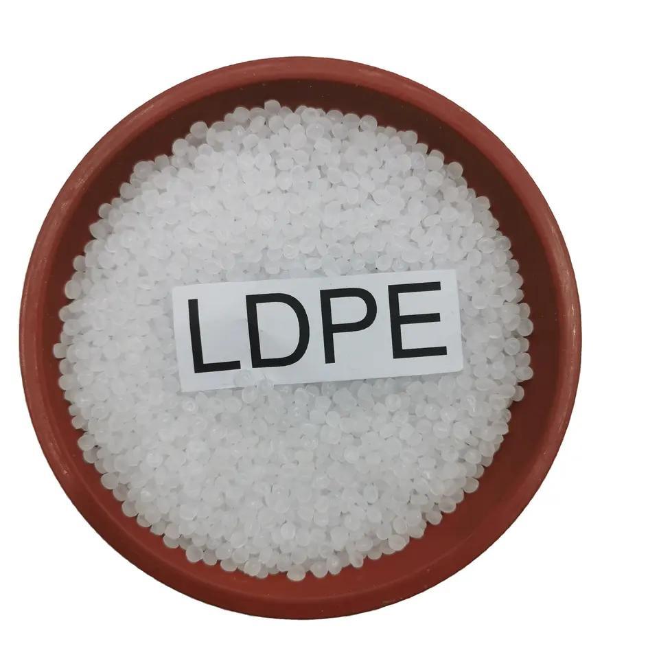 China 
Polipropileno de venda a quente partículas de LDPE naturais e recicladas plástico de LDPE Matérias-primas grânulos de LDPE resinas feitas na China
fabricação e fornecedor