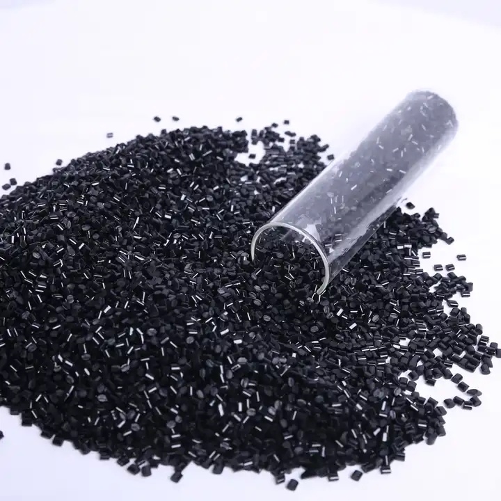 Milk White Color ABS Granules Recycle Black ABS Resin Granules