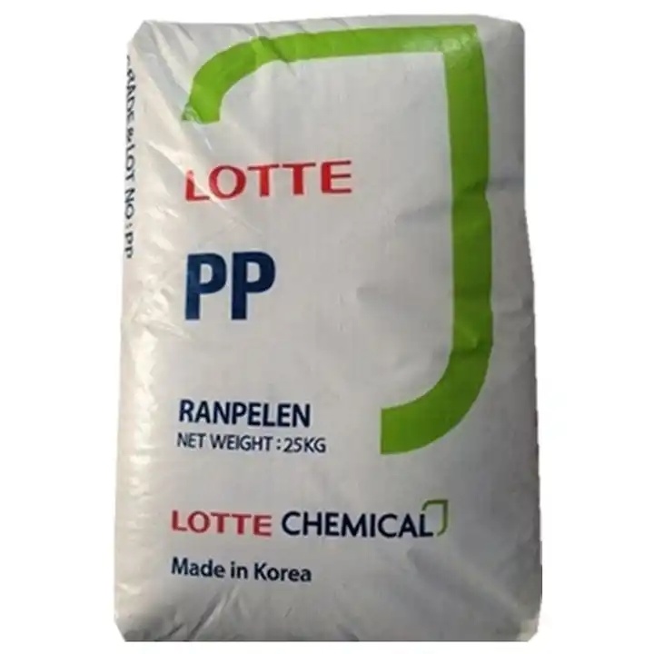 
PP Corea Lotte H1500 de moldeo por inyección de resina de polipropileno polipropileno virgen y reciclado de grado en contacto con alimentos granulados Pellets de materia prima de Plástico PP
