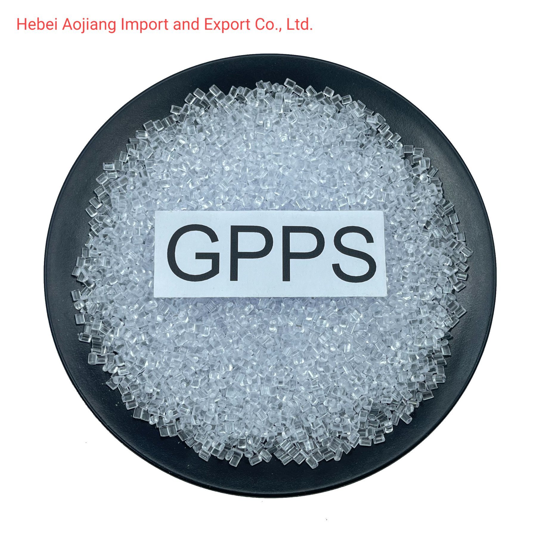 General Purpose Polystyrene Virgin Gppsraw Material GPPS Granules Transparent Plastic Material PS