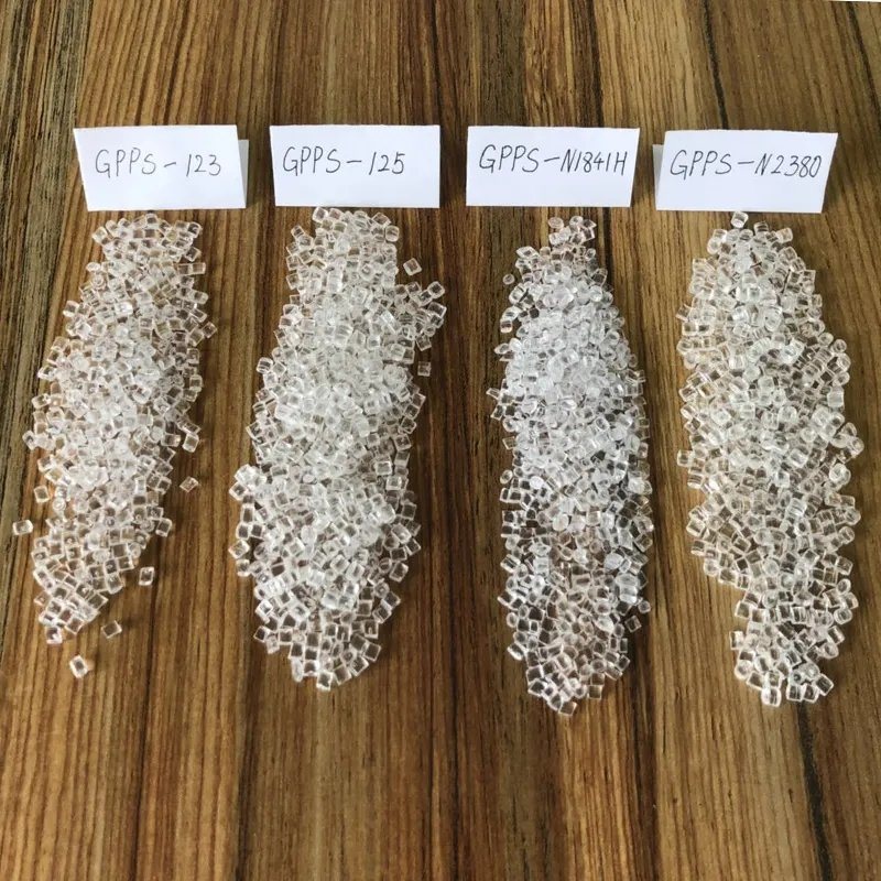 Virgin GPPS Granules Pellets Polystyrene Plastic Raw Materials GPPS for General Purpose