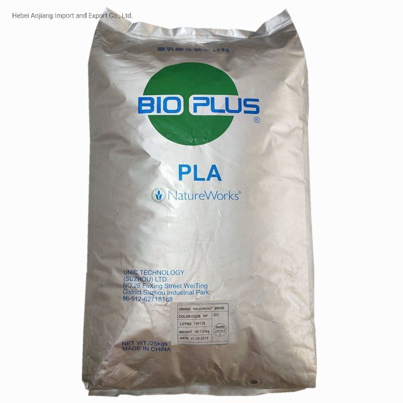 Wholesale 100% Eco-Friendly Biodegradable PLA Plastic Raw Material/PLA Pellets/ PLA Resin