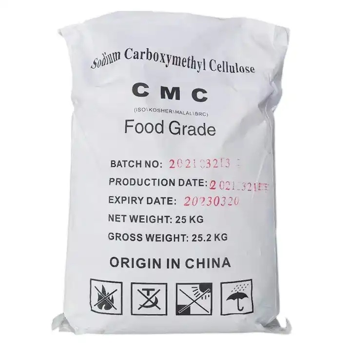 Bulk Sale Food/Industrial Grade Thickener CMC Emulsifier Sodium Carboxymethyl Cellulose Supplier