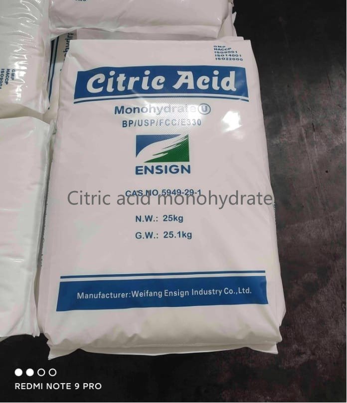 China 
Citric Acid Monohydrate Use for Food and Beverage Industry
manufacture and supplier