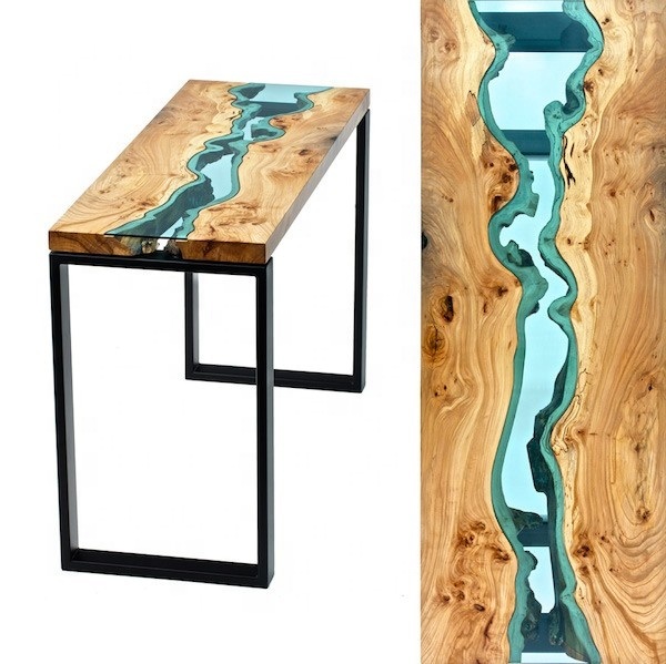 
Crystal Clear Art Epoxy Resin for Epoxy Dinner Wood Tables Casting
