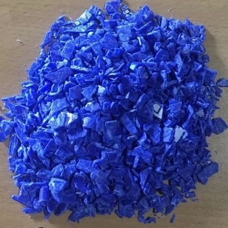 
HDPE Azul resíduos de polietileno plástico Grande Atacado
