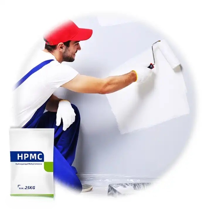 
HPMC en aditivos de recubrimiento de skim de grado industrial de masilla de pared
