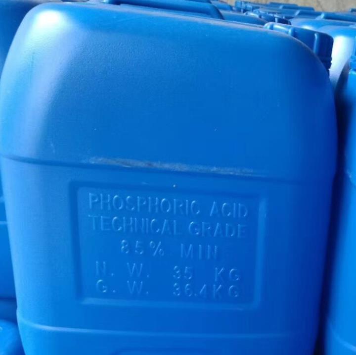 Industry Grade Manufacturers Technical Phosphoric Chemical Treating Agent Acid