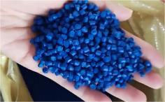 China 
Blue PP Plastic Modified Particles with High Toughness
manufacture and supplier